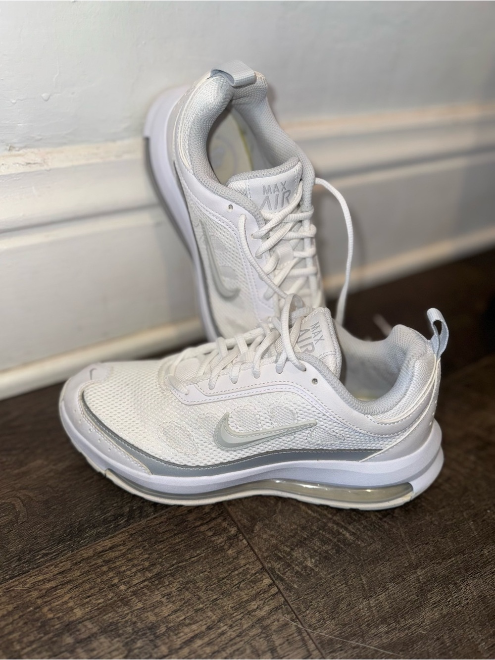 Nike Air Max Sneaker - White & Silver